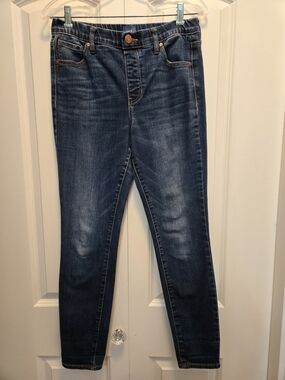Jag Women’s Valentina Dark Blue Stretch Skinny Jeans